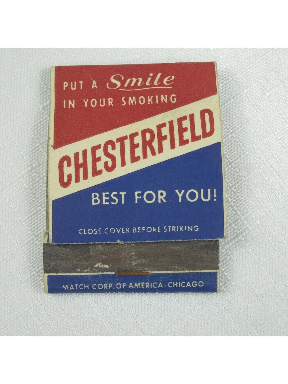 N/A vintage matchbook